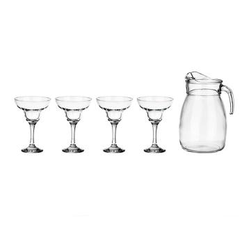Palma Glass 5-pc. Margarita Set