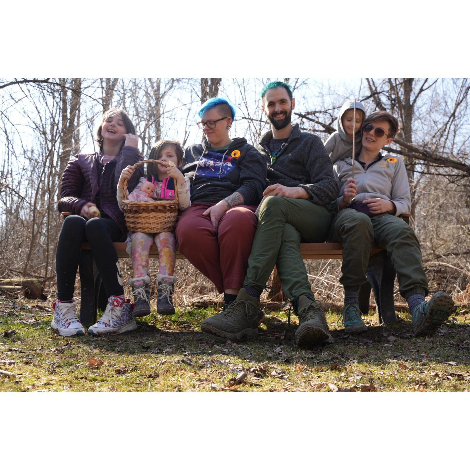 our first spring 2024 hike at blandford