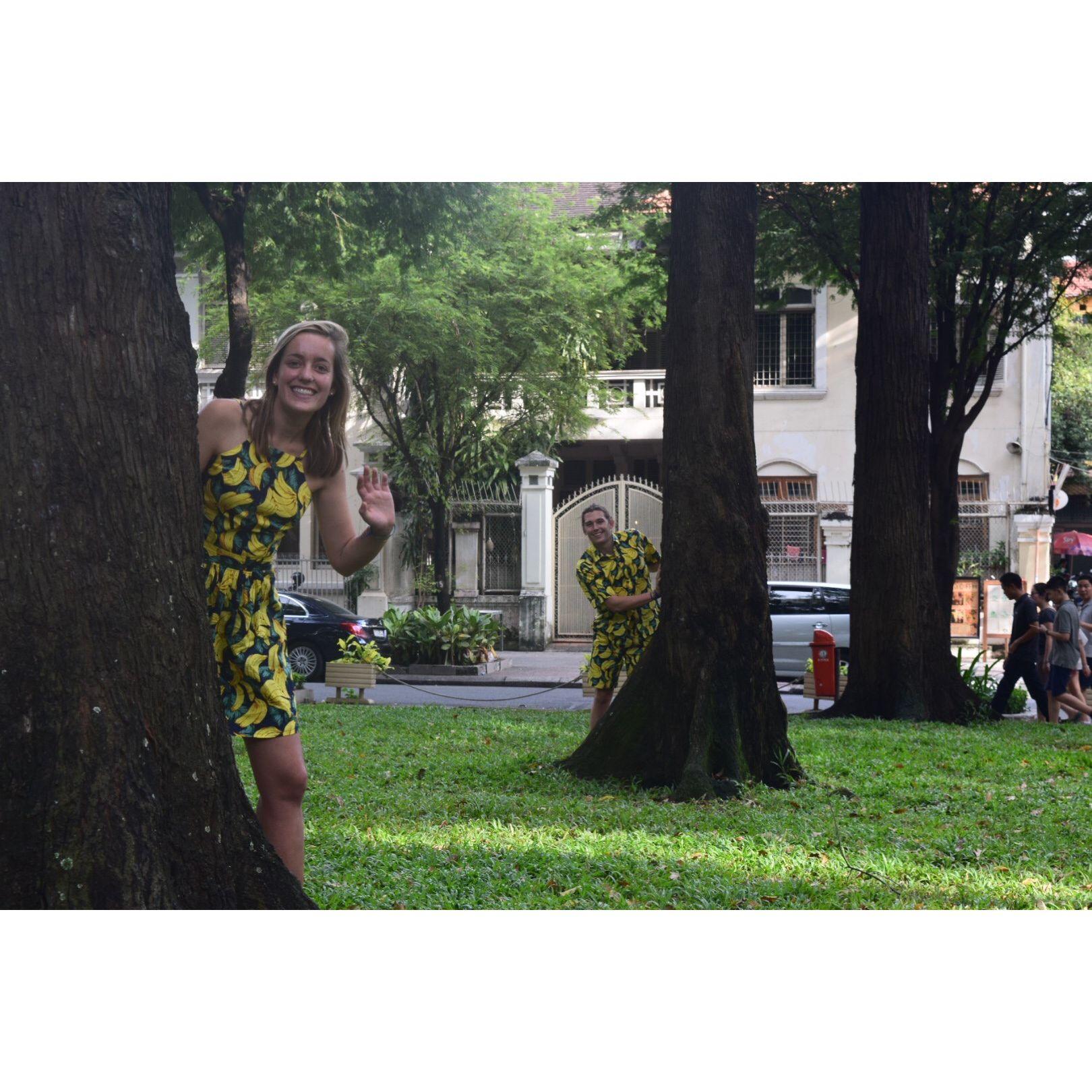 Not looking touristy at all in Vietnam, fall 2017