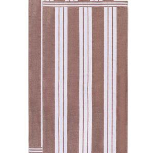 Striped Oversized Extra Large Cotton Beach Towel Set by Blue Nile Mills