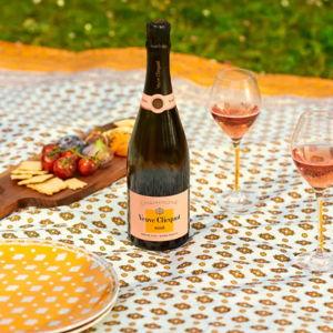 Bottle of Veuve Cliquot at the Tuileries Gardens