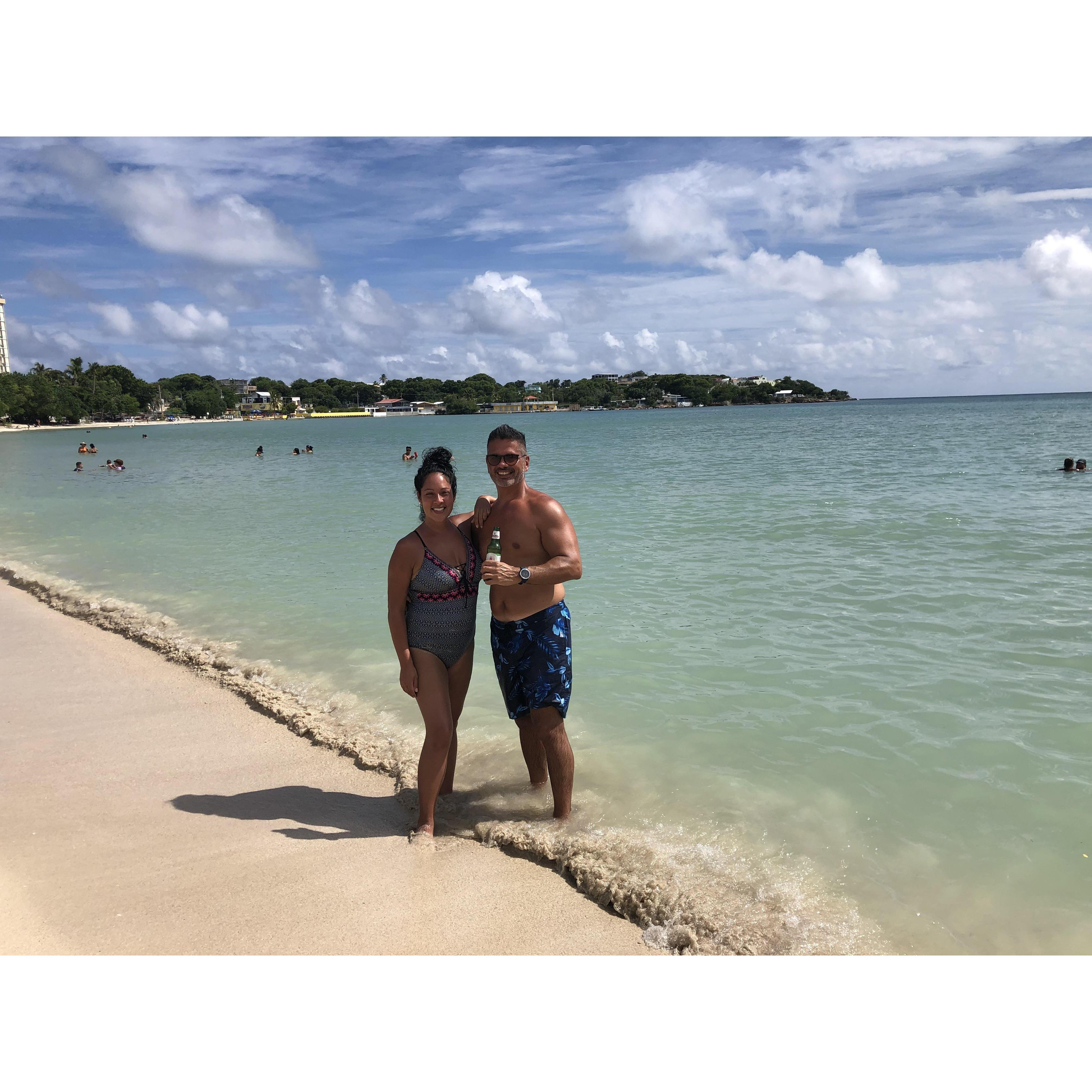 In Guanica, Puerto Rico.