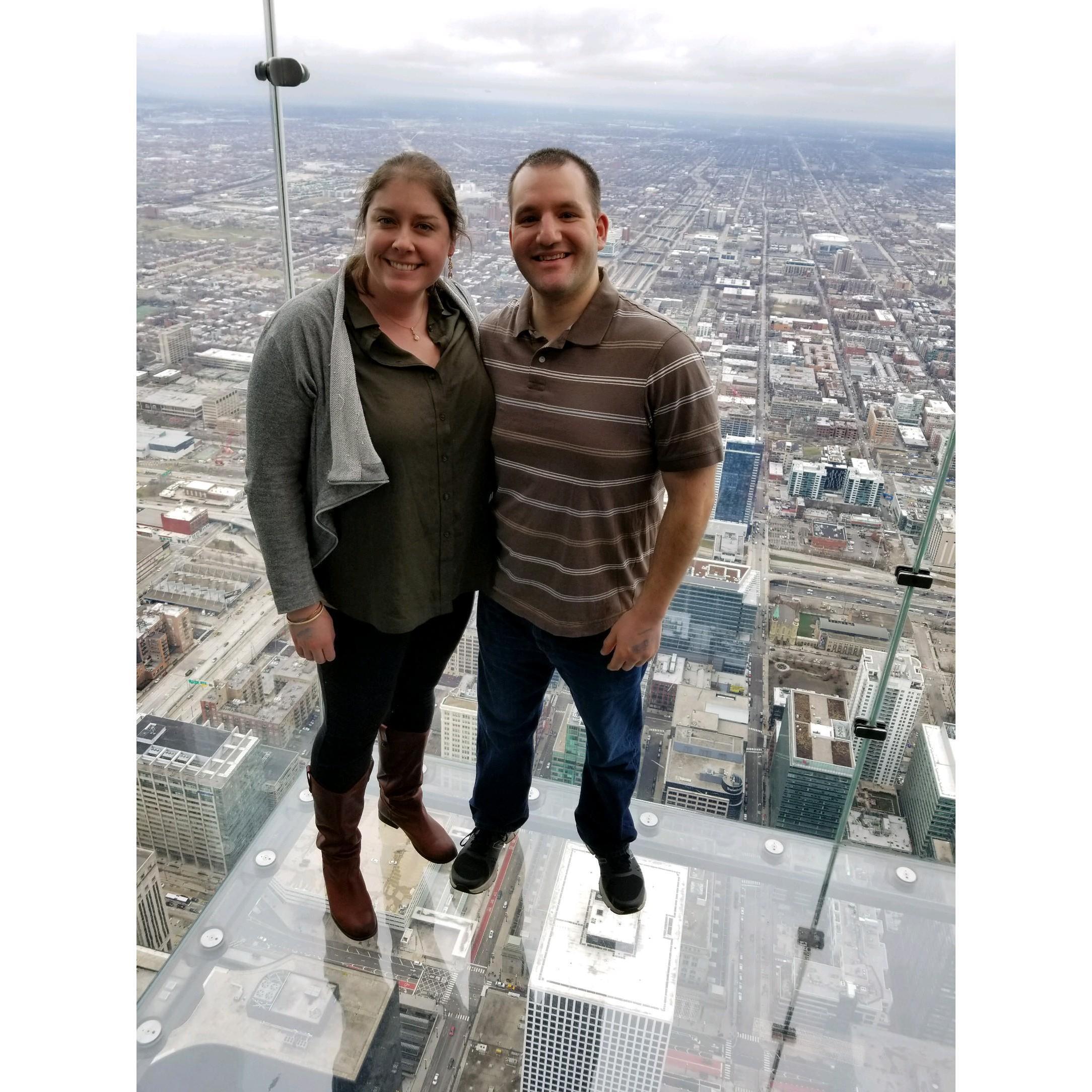 On top of the world when I'm with you