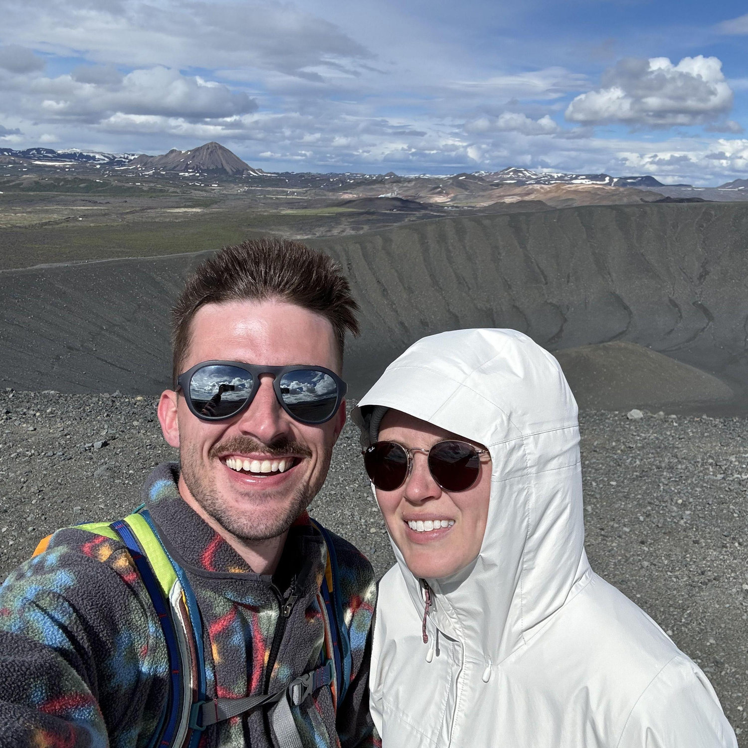 When Michael made Lexi hike an entire dormant volcano while she was sick on vacation in Iceland