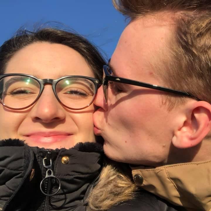 Nathan and I on our weekend trip to Ireland! AND one of my absolute favorite photos!! Waited 4 months to see this boy!!