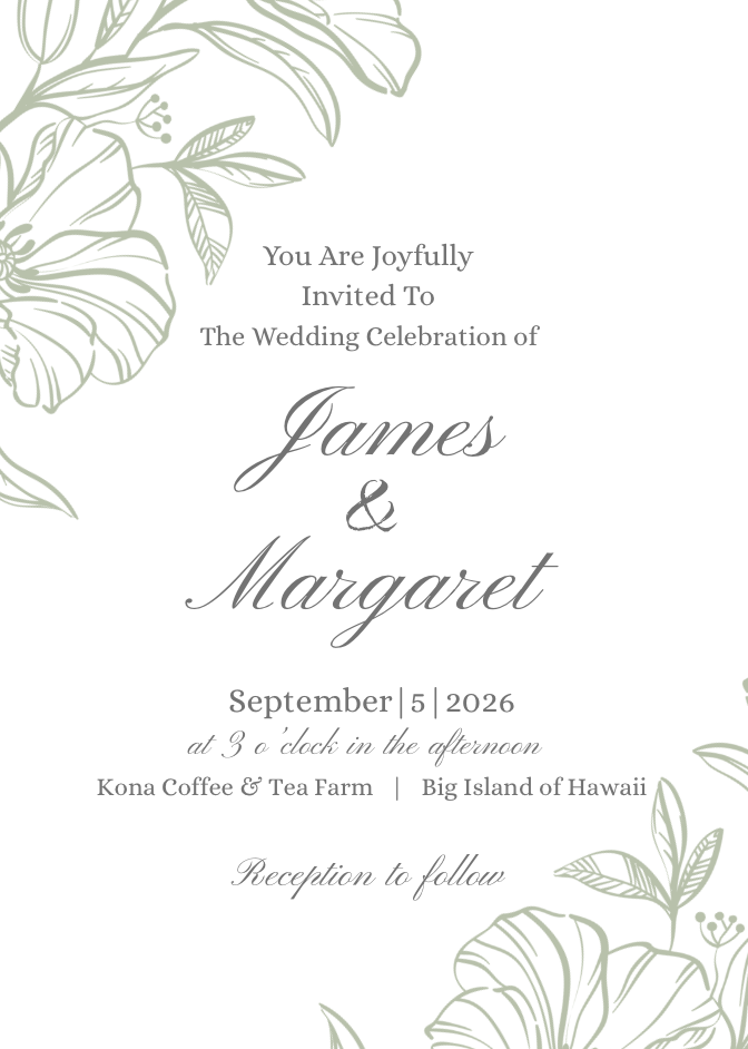 The Wedding Website of Margaret Decubellis and James Philip