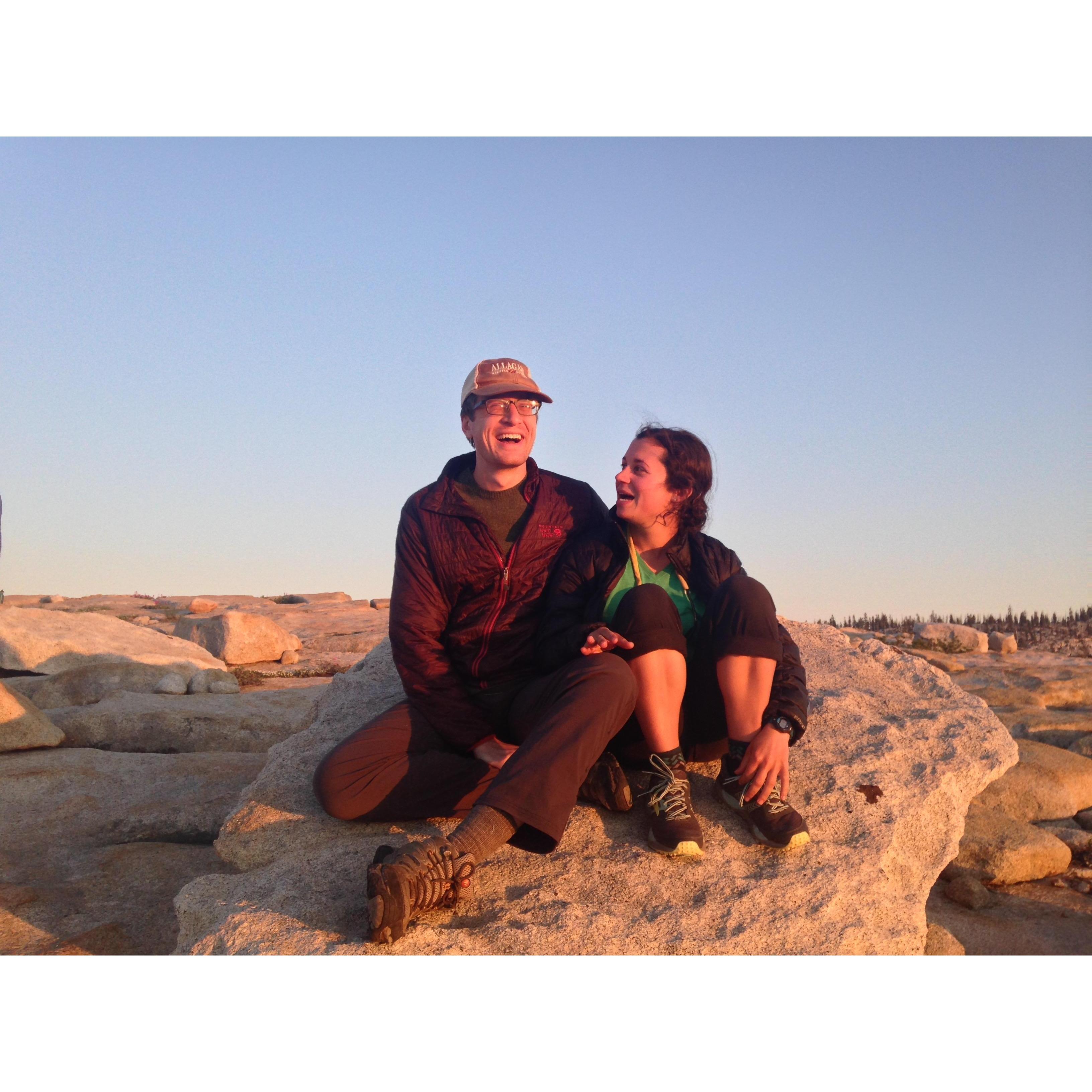 Backpacking in Emigrant Wilderness.