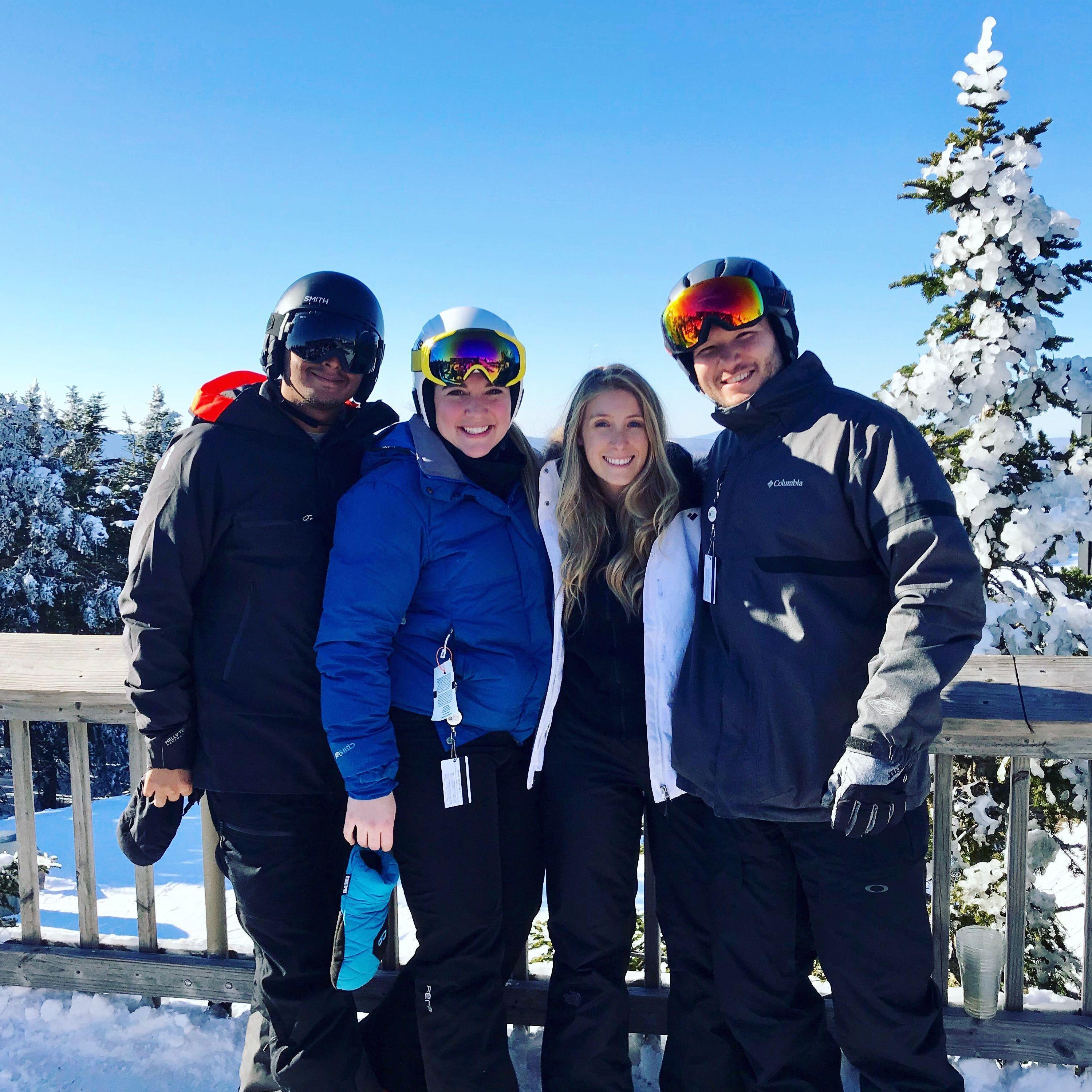March 2019: Skiing in Vermont with friends!