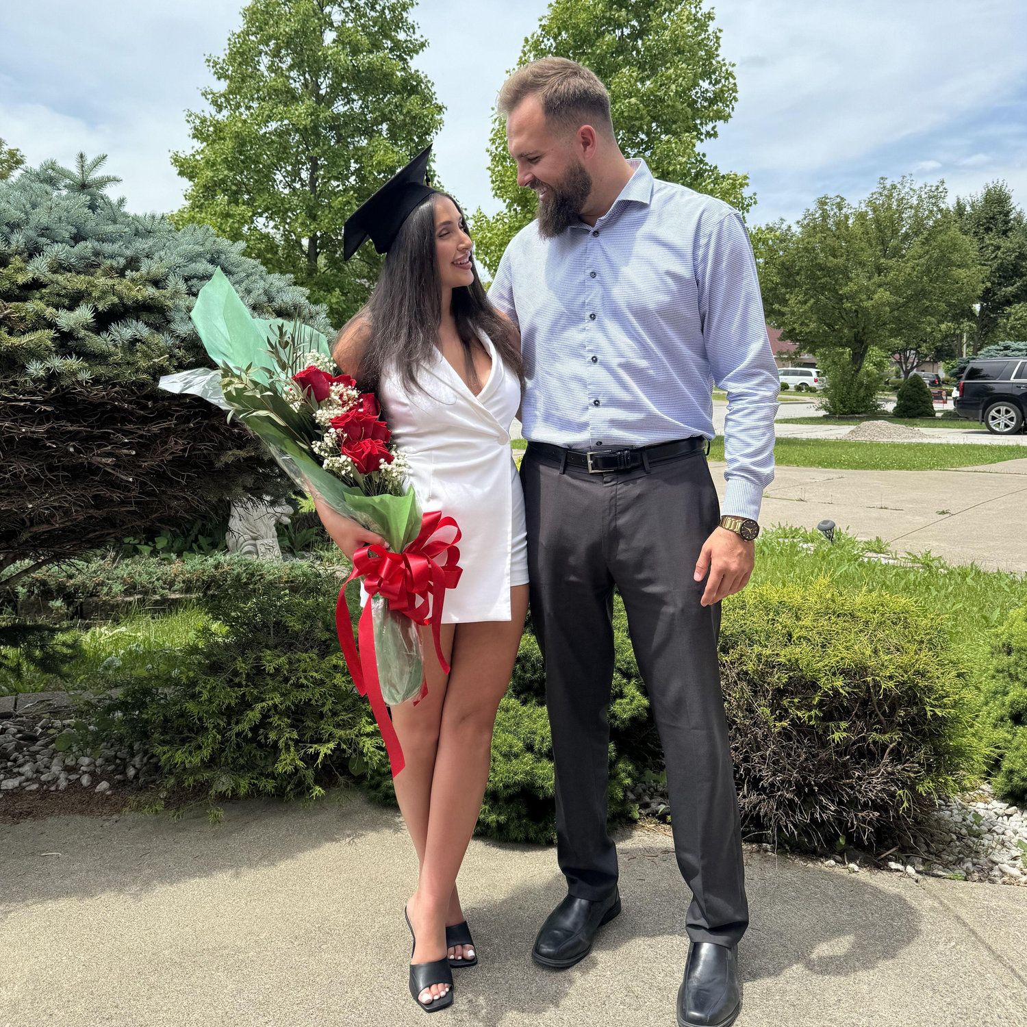 Graduated with my Bachelor of Social Work with my biggest supporter by my side <3