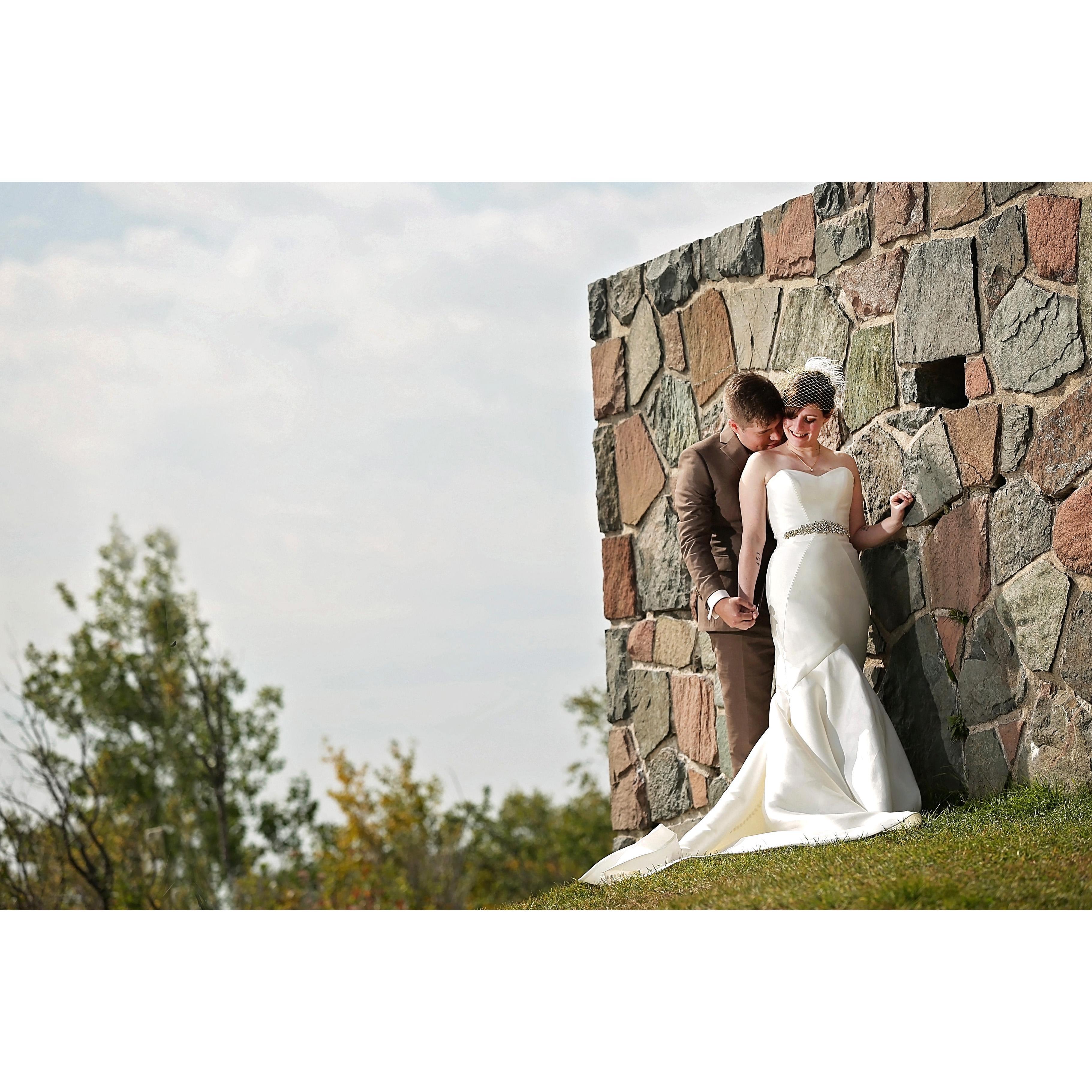 Couple's shoot at Enger Tower