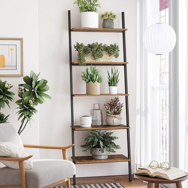 Ciotti 73'' H x 25.2'' W Steel Ladder Bookcase