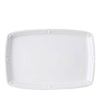 Berry & Thread French Panel Whitewash Platter, 16.5"