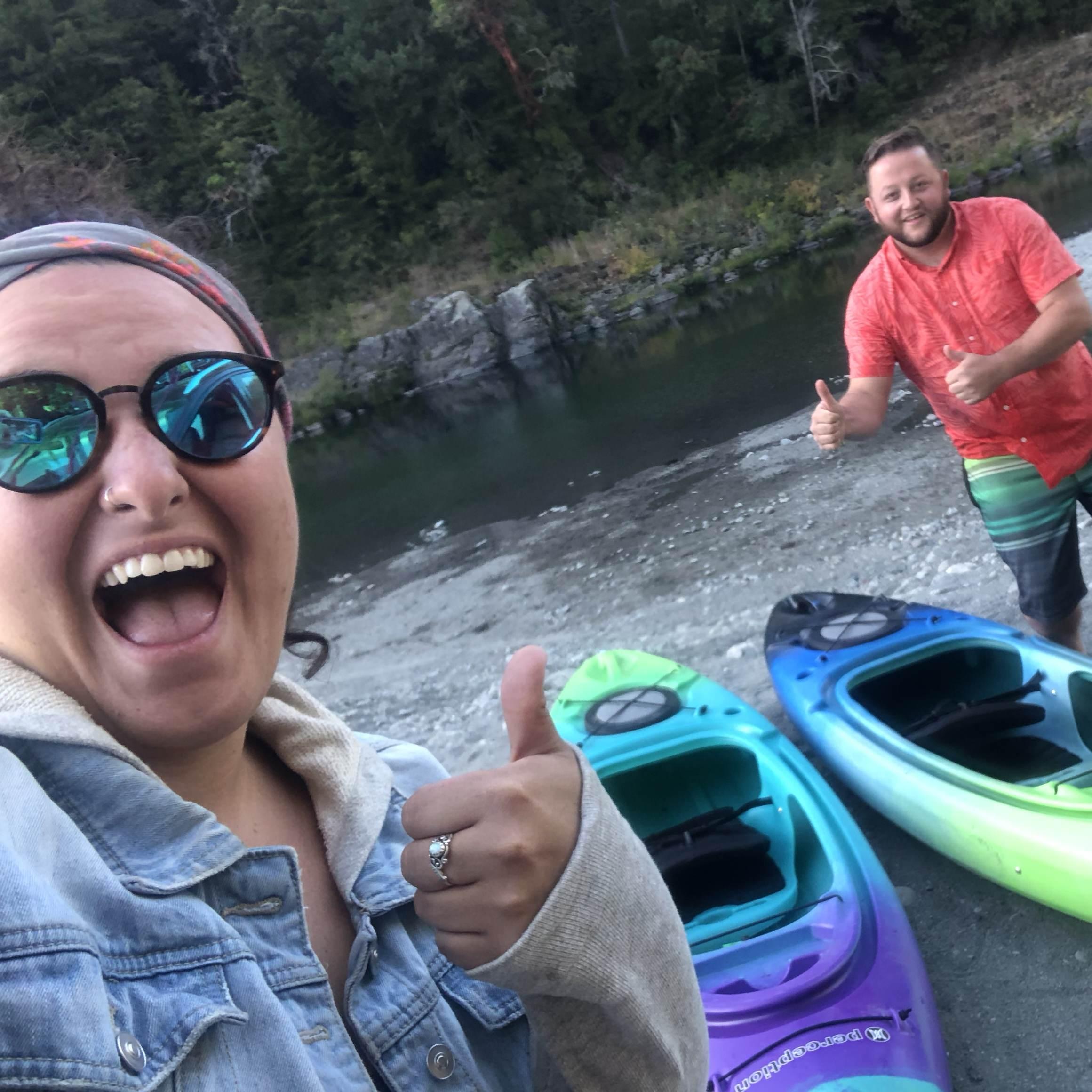 August 11, 2018. Our first road trip! Which included an impromptu Redwood Kayaking Adventure. Send it!