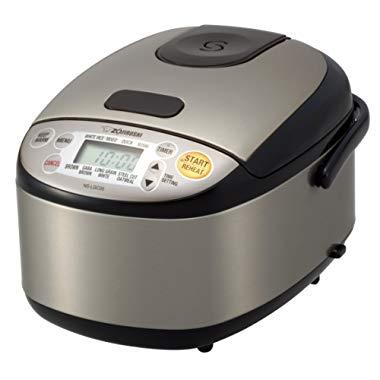 Zojirushi 604976-NS-LGC05XB NS-LGC05XB Micom Rice Cooker & Warmer, 11.9 x 9.1 x 7.5, Stainless Black