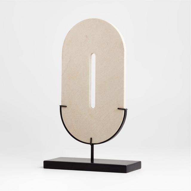 Destan Sandstone Sculpture on Stand 16"