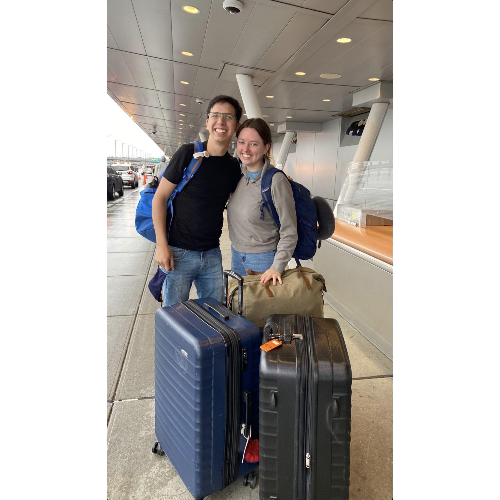 The day we flew out to our new home in California!