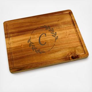 Personalized Engraved Charcuterie Serving Board for Carving & Cutting