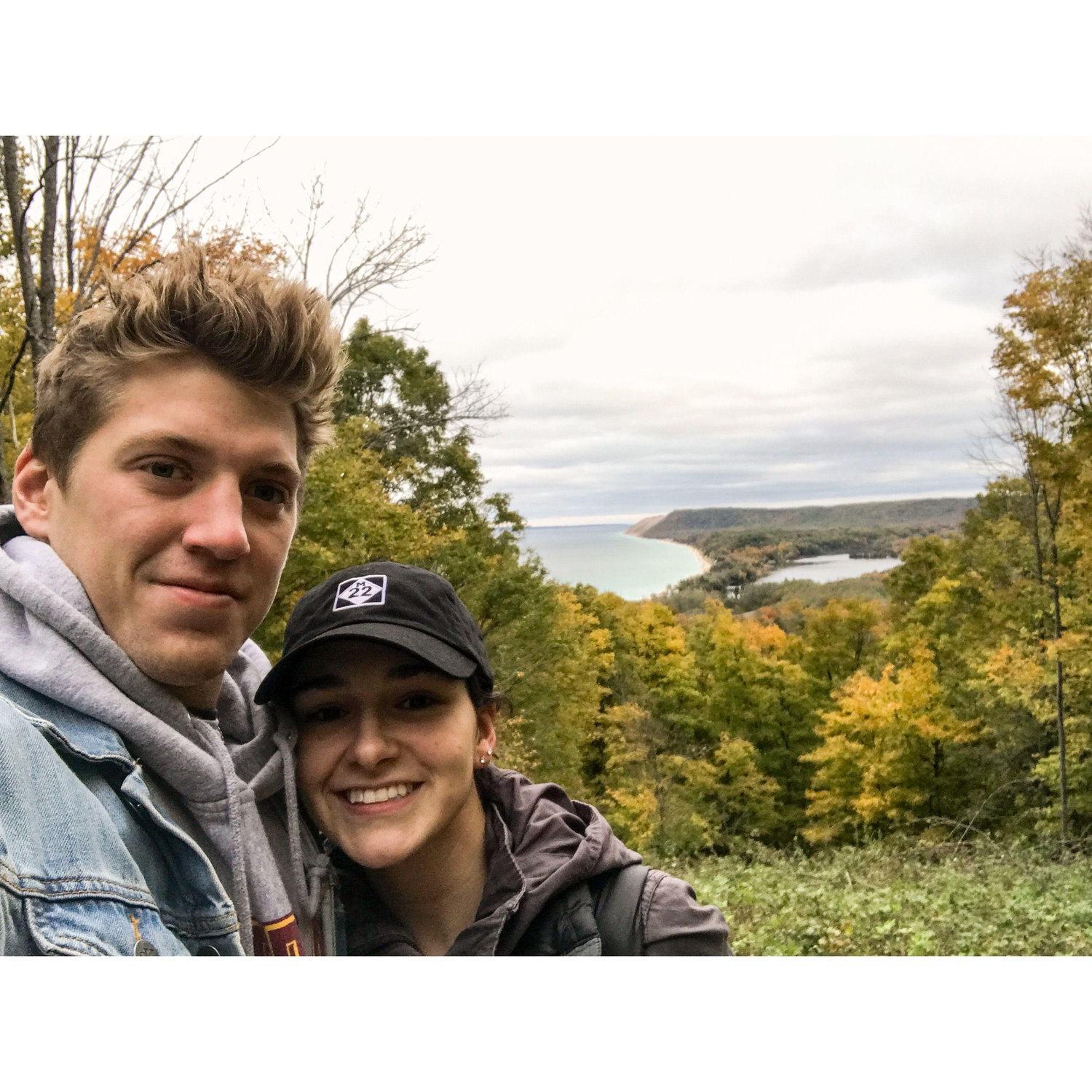 When Halie would visit Michael in Michigan during her fall break, they'd spend the long weekend in Glen Arbor, MI.