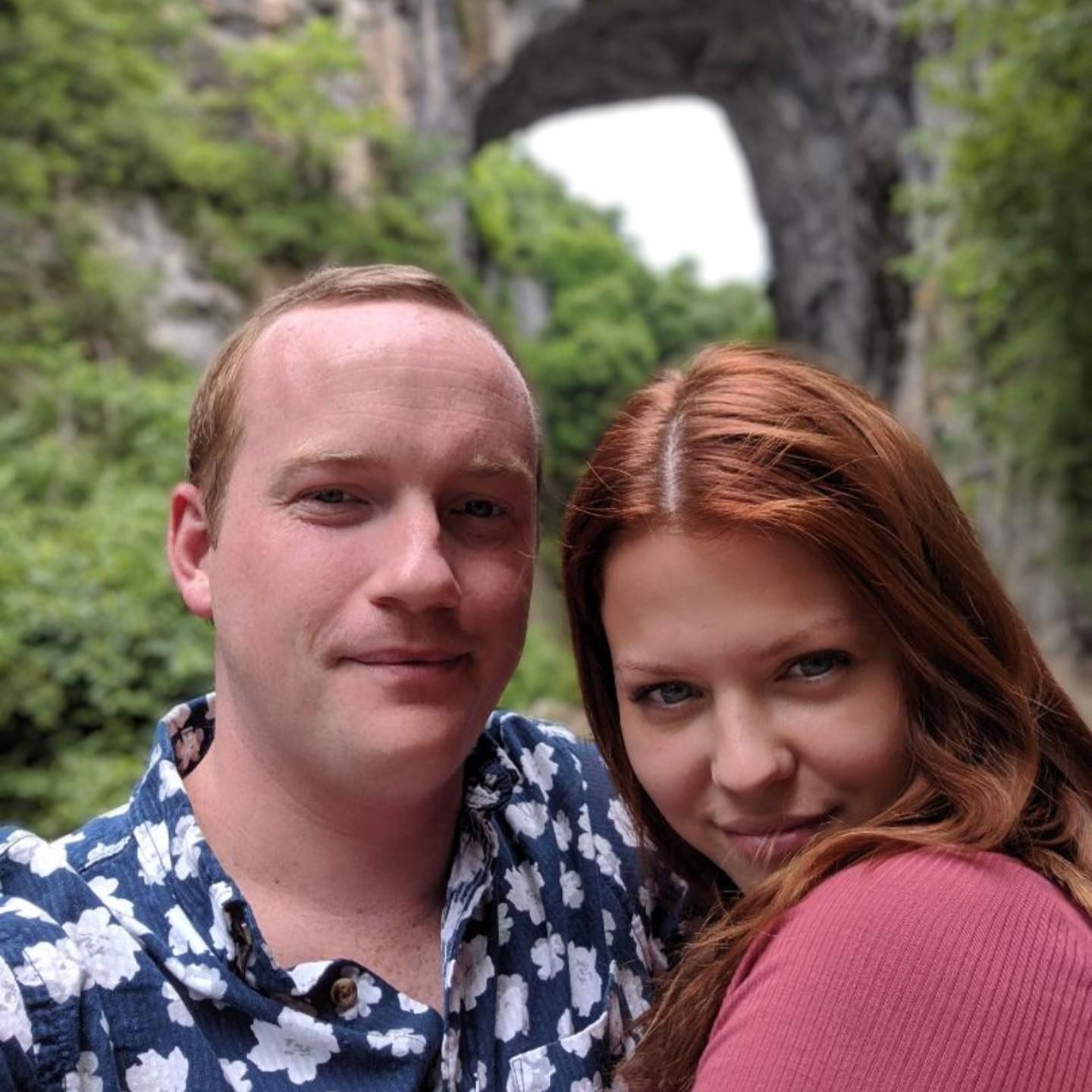 Road trip intermission to see the natural bridge.