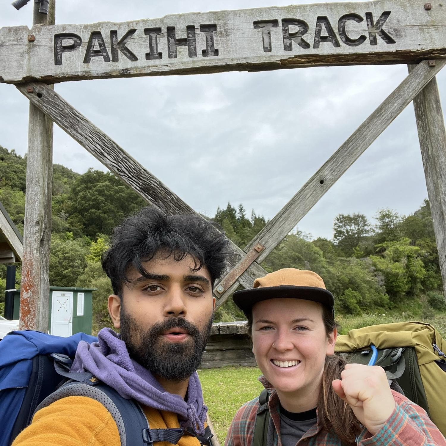 December 2022 - Ōpōtiki, New Zealand - Celebrating our first backpacking trip together!
