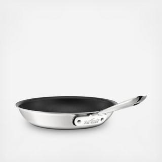 d5 Brushed Stainless Steel Nonstick Fry Pan