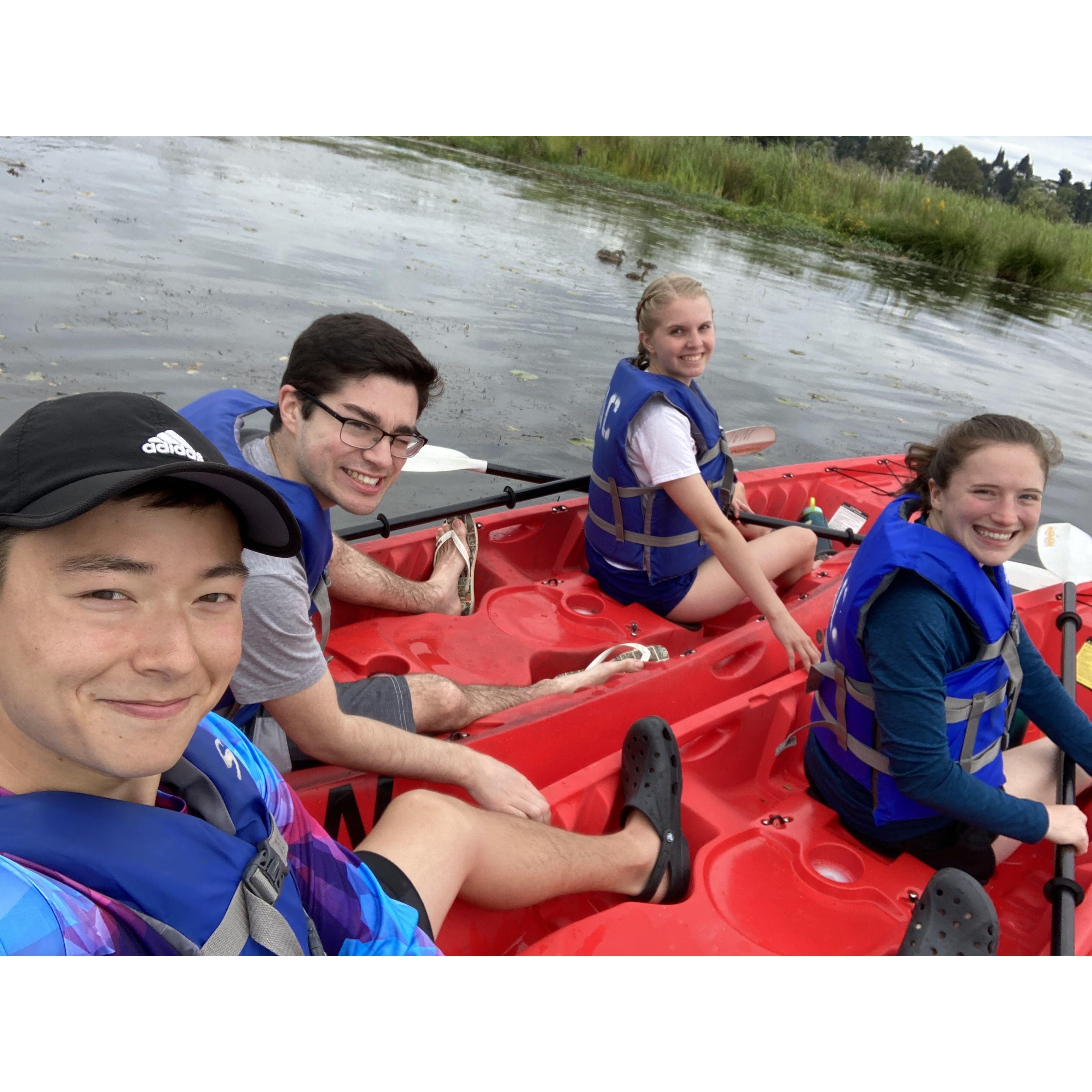 Kayaking with Josh & Marie
