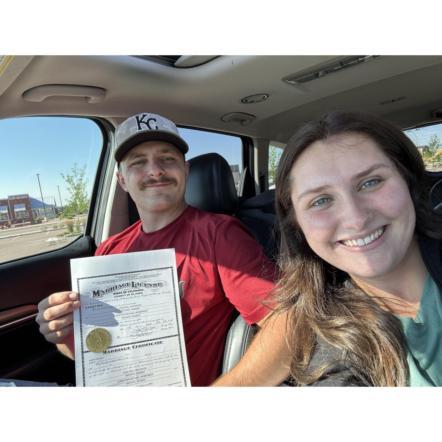 8/11/2025 -The day we picked up our marriage license