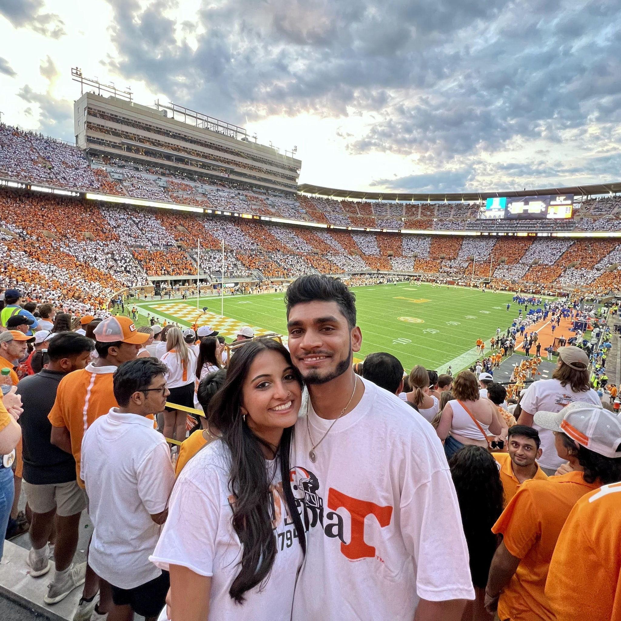 Checkered Neyland is a dream for these college sweethearts || September 2022