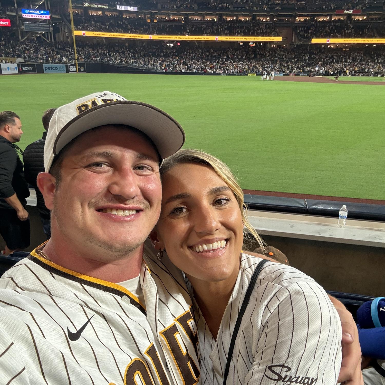 Padre's games have been a staple of theirs. Shea had season tickets one year and his uncle Ryan has held tickets for years in left field where the've spent a lot of time together.