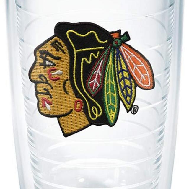 Tervis 1044836"NHL Chicago Blackhawks" Tumbler, Emblem, 16 oz, Clear