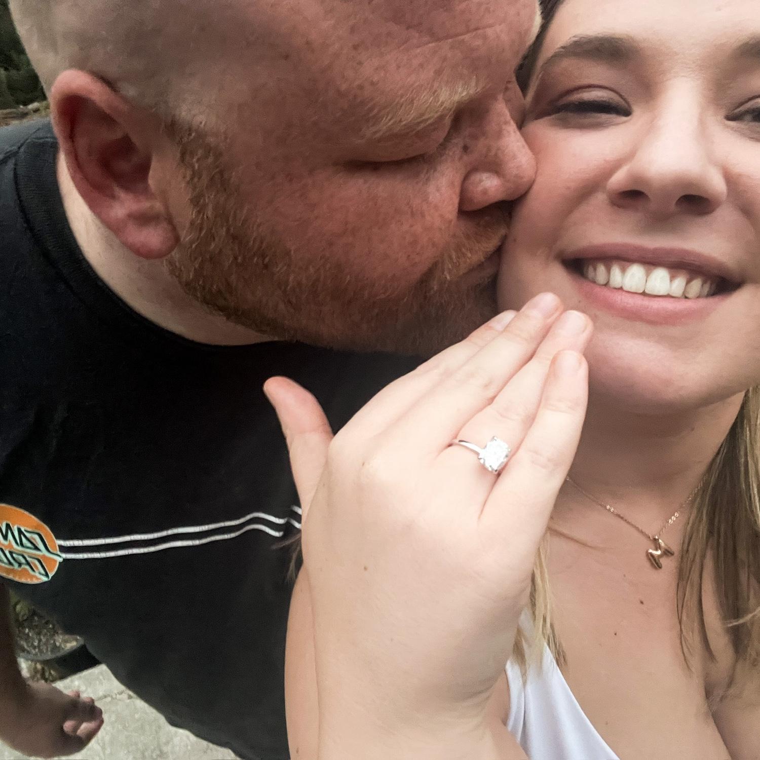 The day we got engaged!