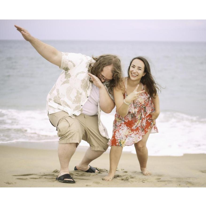 Personality engagement photo. The Outer Banks - Summer 2020