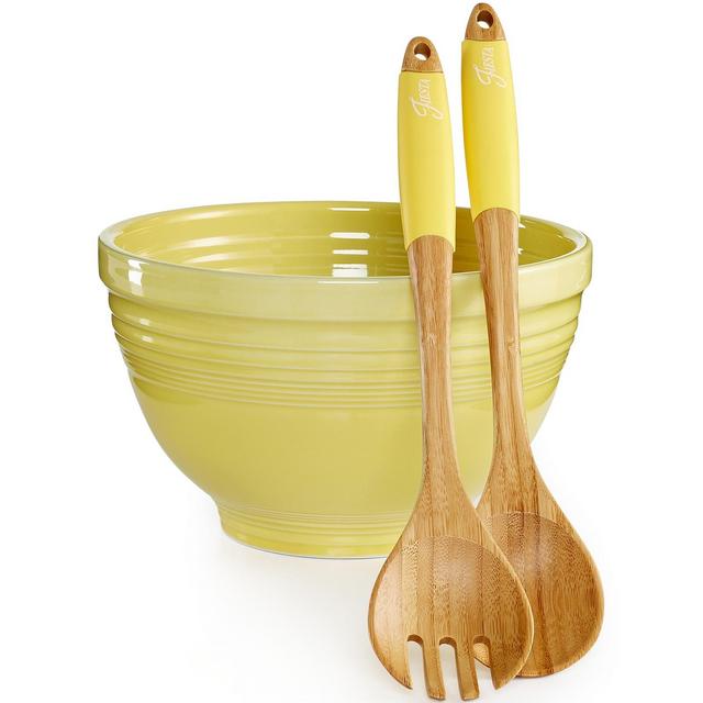 Fiesta Sunflower 3-Piece Salad Set