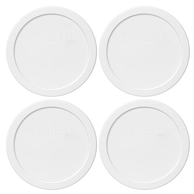 Corelle 428-PC White 28oz Cereal Bowl Lids - 4 Pack