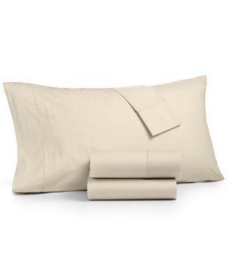 Martha Stewart Collection - 4-Pc King Sheet Set, 400 Thread Count 100% Cotton Percale, Created for Macy's