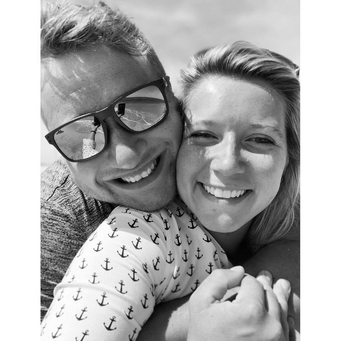 Lee and Michele enjoying time at the beach!