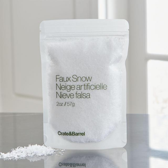 Faux Snow Bag