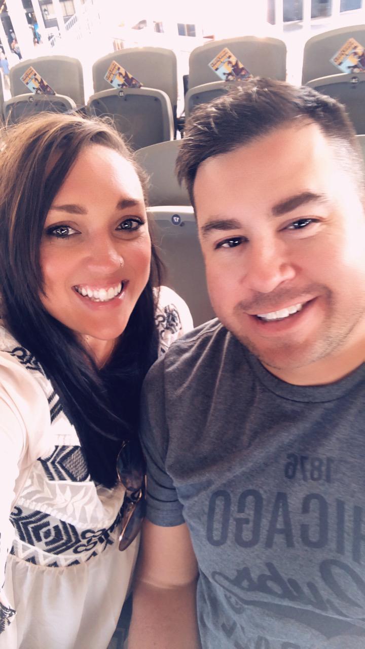 Our first concert together. Live and Counting Crows. Don't you dare judge. Just look at the magnificent, yet filtered, photo of us.