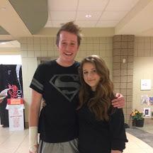 One of our first pictures together before we knew we liked each other... :)