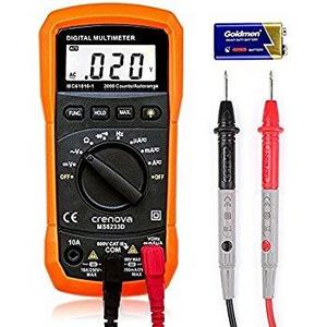 Etekcity MSR-C600 Digital Clamp Meter Multimeters , Auto-Ranging Multimeter AC/DC voltmeter with Voltage, AC Current, Amp, Volt, Ohm, Diode and Resistance Test Tester