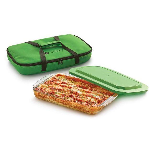Libbey Glass - Libbey® Glass Baker's Basic 4-Piece 9-Inch x 13-Inch Baking Dish Set in Green