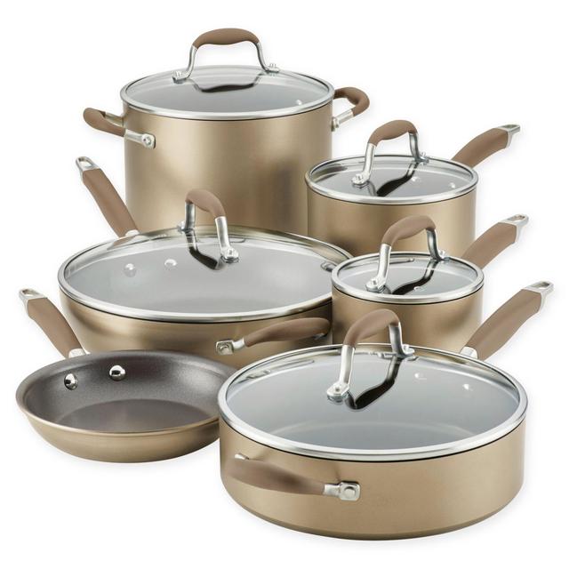 Anolon® Advanced™ Home Hard-Anodized Nonstick 11-Piece Cookware Set in Bronze