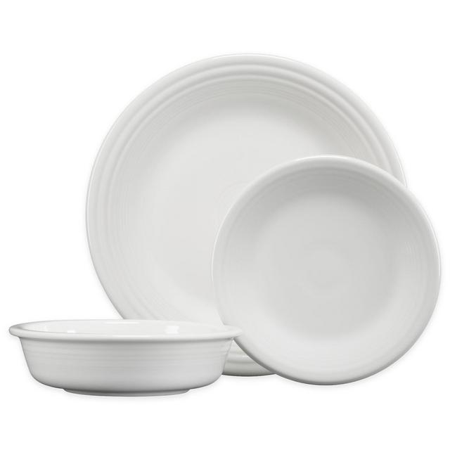 Fiesta® 3-Piece Classic Place Setting in White