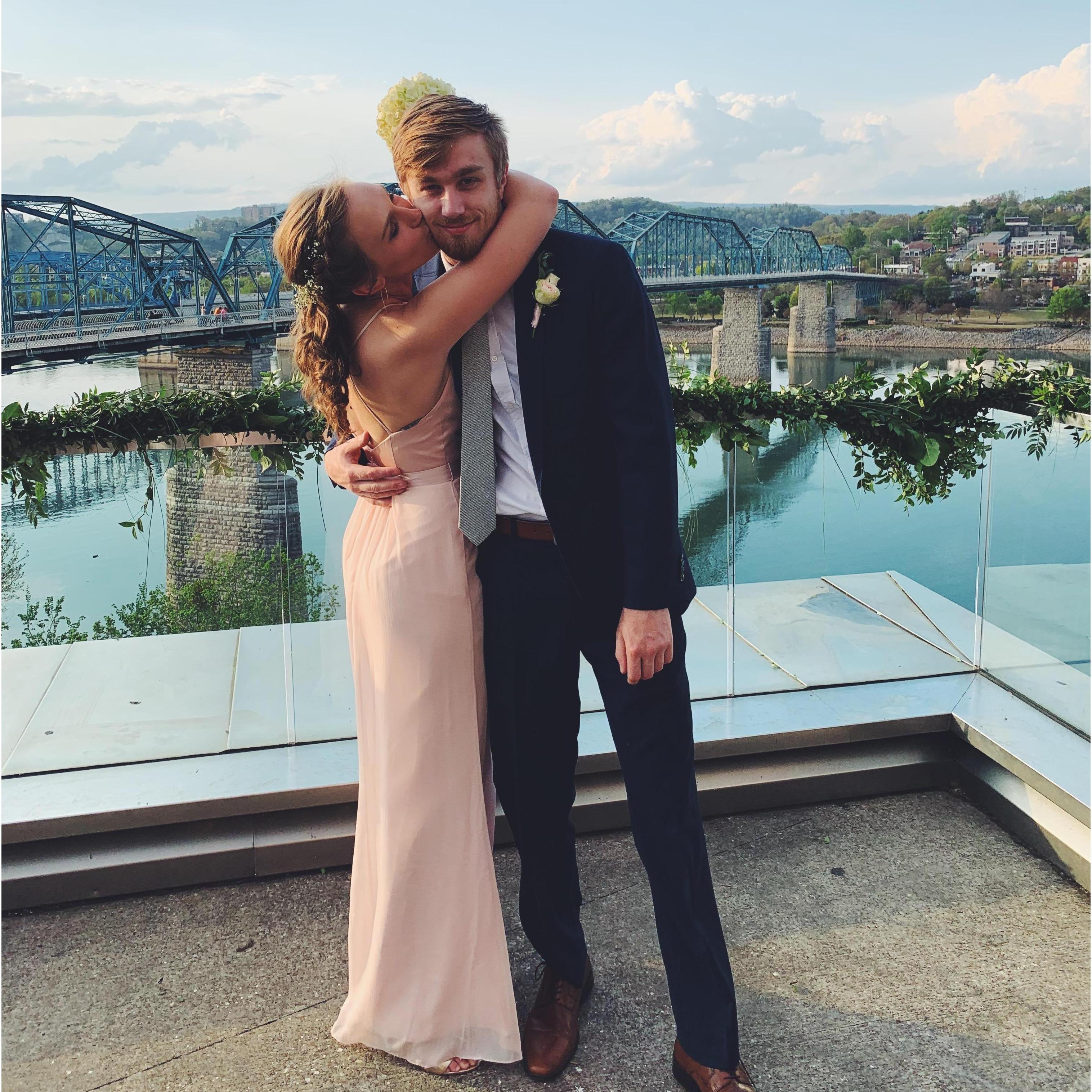 Us at my sister Victoria's wedding!
