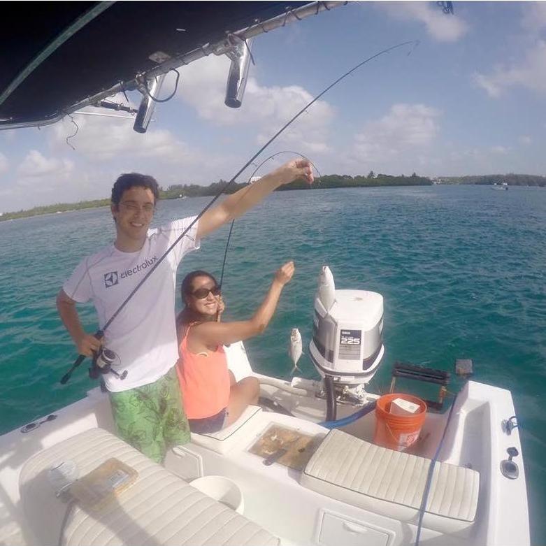 A great time with Gary... fishing with Dad Glasser!