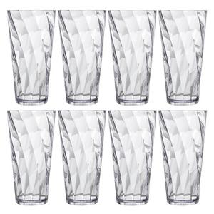Optix 26-ounce Clear Plastic Cups, Set of 8