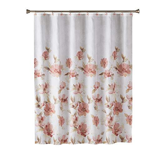 SKL Home by Saturday Knight Ltd. Misty Floral Fabric Shower Curtain, Pink/Multi