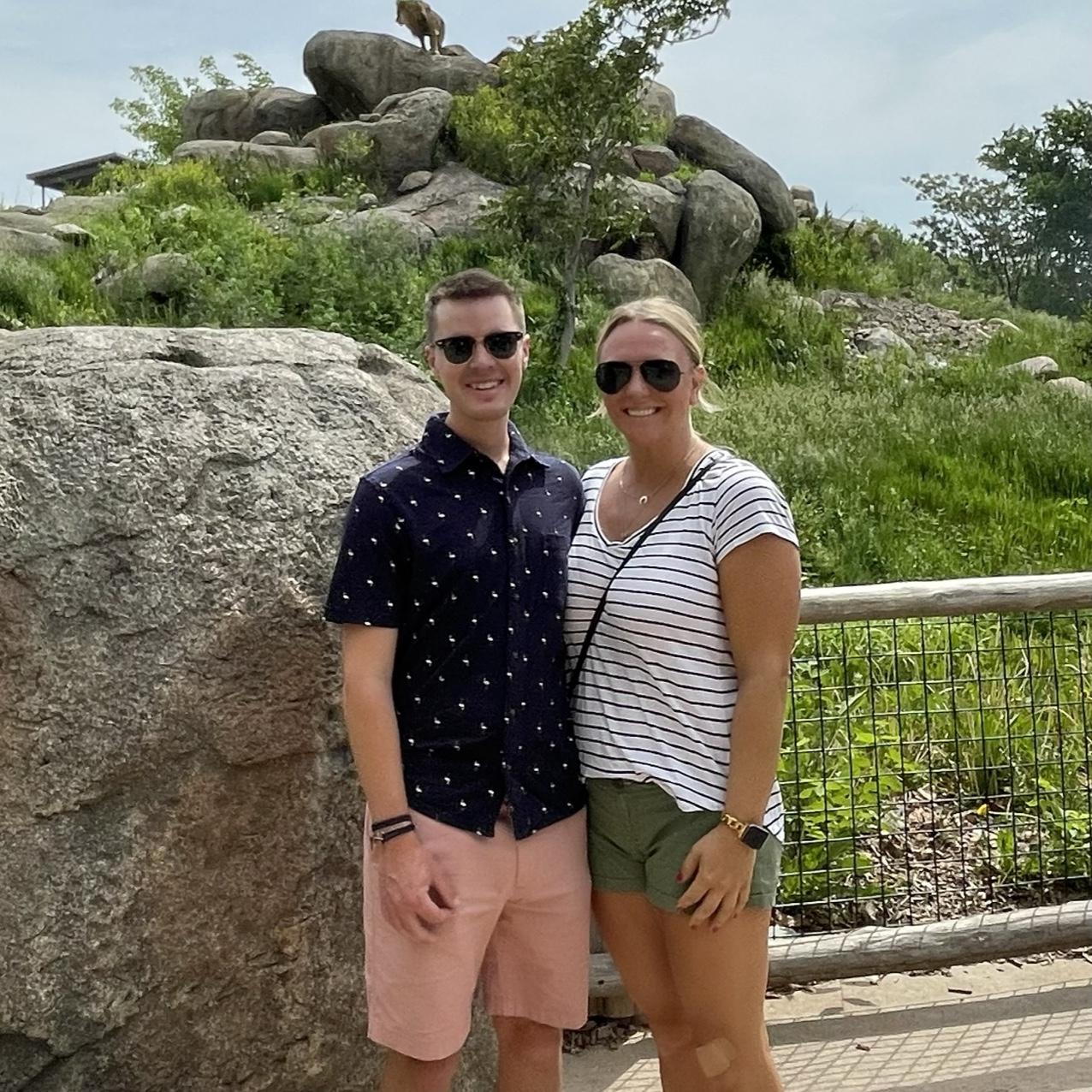 Jenn’s first time in Omaha. Had to go to the zoo! May 2022.