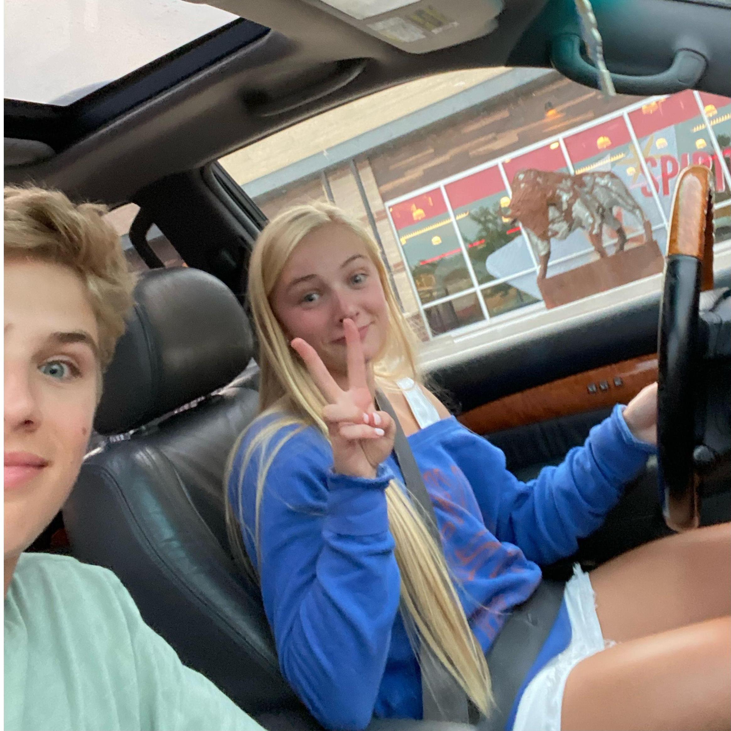 One of Sydney and Luke's first dates.