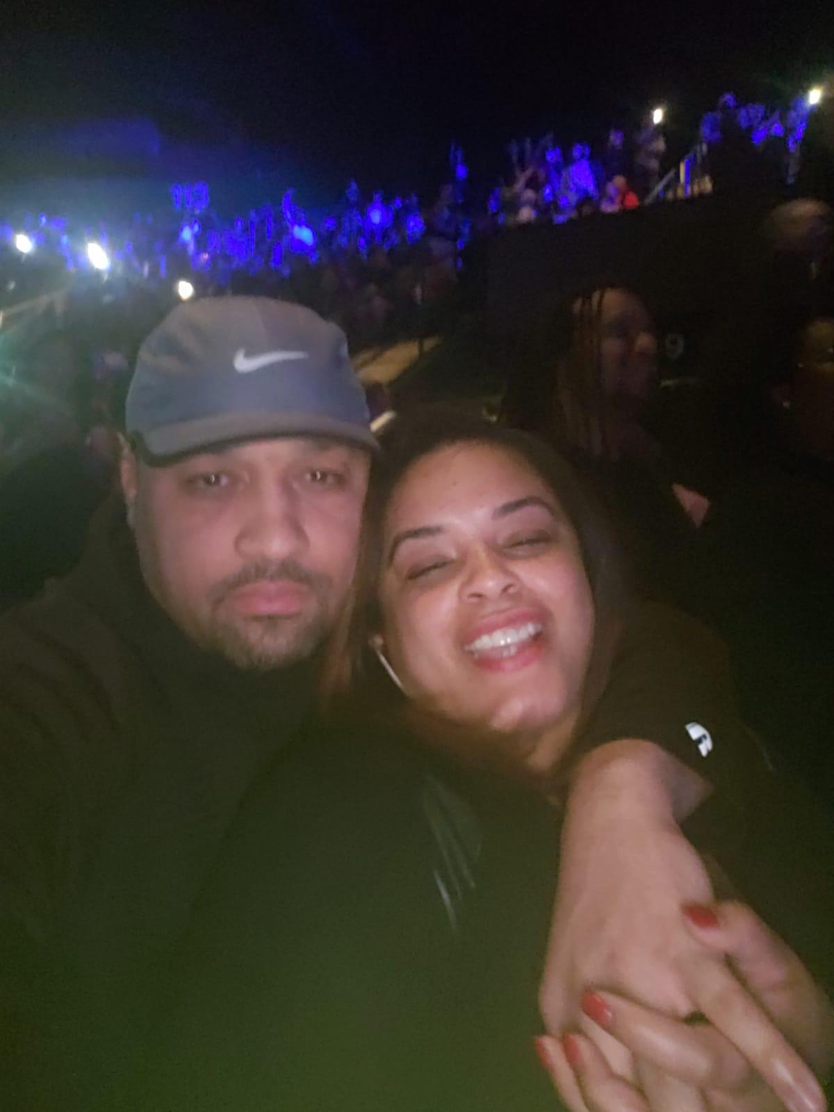 Our first concert...90's R&B Valentine's Day show